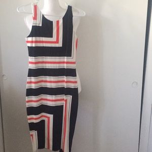 H&M printed tank dress size small